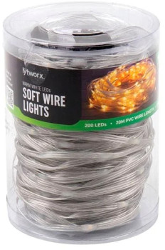 Lytworx+20m+Solar+Warm+White+Soft+Wire+String+Light