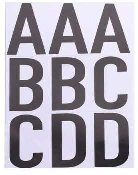 Sandleford+75mm+Vinyl+Self-Adhesive+Letter+Kit