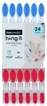 Boxsweden+Soft-Grip+Clothes+Pegs+Pack+of+24