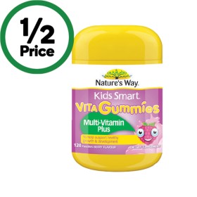 Natures-Way-Kids-Smart-Vita-Gummies-Multivitamin-Pk-120 on sale