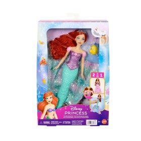 Disney+Princess+Ariel+Human+to+Mermaid+Transforming+Fashion+Doll+with+Flounder+%26amp%3B+2+Accessories