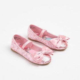 Girls+Junior+Disney+Glitter+Ballet+Flat+-+Ariel