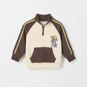 Marvel+Australian+Cotton+Blend+1%2F4+Zip+Raglan+Sleeve+Sports+Jumper