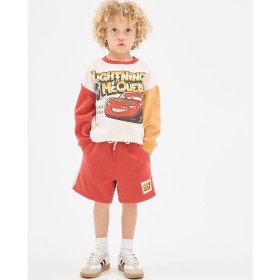 Disney+Pixar+Cars+Australian+Cotton+Blend+Jumper+and+Shorts+Set