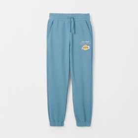 NBA-Australian-Cotton-Blend-Oversized-Trackpants-Blue on sale