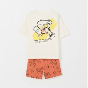 The-Simpsons-Australian-Cotton-Older-Boys-Oversized-Knit-Pyjama-Set on sale