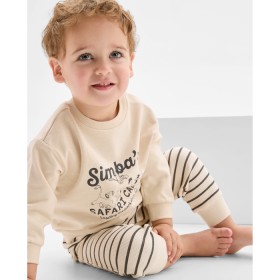 Disney+Organic+Cotton+Baby+Fleece+Set+-+Simba+Whitecap+Grey