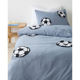 Sammy-Soccer-Ball-Cotton-Quilt-Cover-Set on sale