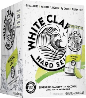 White-Claw-Hard-Seltzer-Natural-Lime-330mL on sale