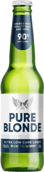 Pure-Blonde-Ultra-Low-Carb-Bottles-330mL on sale