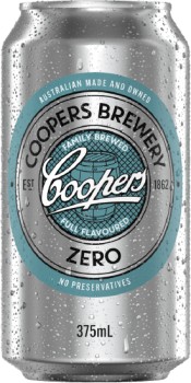 Coopers-Zero-Cans-375mL on sale