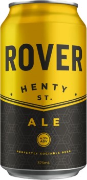 Rover-Henty-St-Ale-Cans-375mL on sale