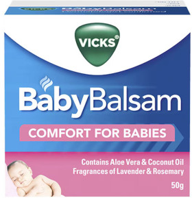 Vicks+Baby+Balsam+Decongestant+Chest+Rub+50g
