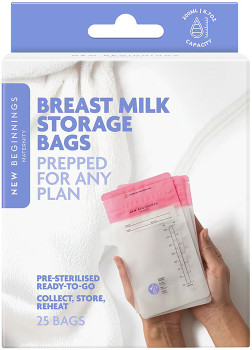 New+Beginnings+Breast+Milk+Storage+Bags+25+Pieces