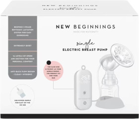 New+Beginnings+Single+Electric+Breast+Pump