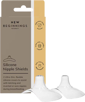 New-Beginnings-Silicone-Nipple-Shields-2-Pack on sale