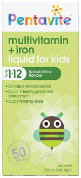 Pentavite-Kids-Multivitamin-Iron-Liquid-200ml on sale