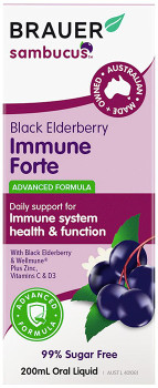 Brauer-Sambucus-Black-Elderberry-Adult-Immune-Forte-Liquid-200ml on sale