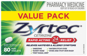 Zyrtec-Allergy-Hayfever-Relief-Rapid-Acting-80-Mini-Tablets on sale