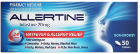 Allertine+Bilastine+%2820mg%29+50+Tablets