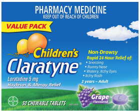 Claratyne+Childrens+Hayfever+%26amp%3B+Allergy+Relief+50+Chewable+Tablets