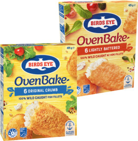 Birds+Eye+Oven+Bake+Fish+Fillets+425g+Selected+Varieties