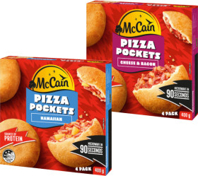 McCain-Pizza-Pockets-400g-Selected-Varieties on sale