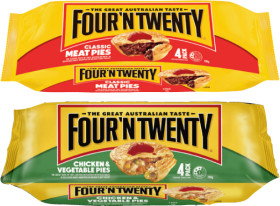 Four%26rsquo%3BN+Twenty+Meat+Pies+4+Pack+Selected+Varieties