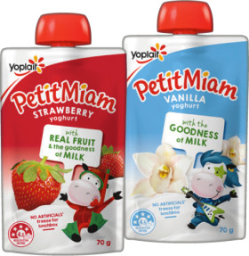 Yoplait+Petit+Miam+Squeezie+Yoghurt+70g+Selected+Varieties