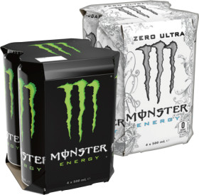 Monster+Energy+Drink+4x500mL+Selected+Varieties