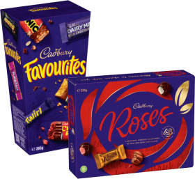 Cadbury-Favourites-264265g-or-Roses-Chocolate-Box-225g-Selected-Varieties on sale