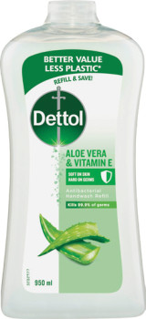 Dettol+Liquid+Hand+Wash+Refill+950mL+Selected+Varieties