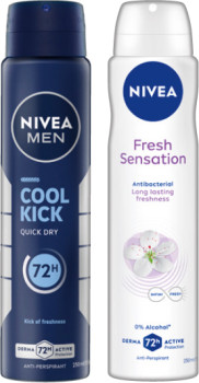Nivea+Anti%E2%80%91perspirant+Deodorant+250mL+Selected+Varieties