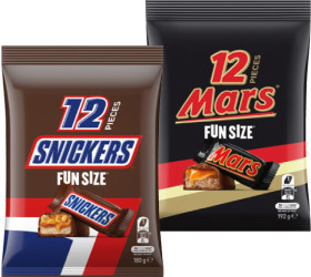 Mars-or-Snickers-Funsize-180192g on sale