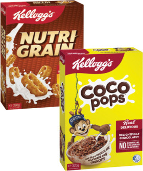 Kelloggs-Nutri-Grain-290g-or-Coco-Pops-320g on sale