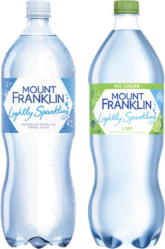Mt+Franklin+Lightly+Sparkling+Water+1.25+Litre
