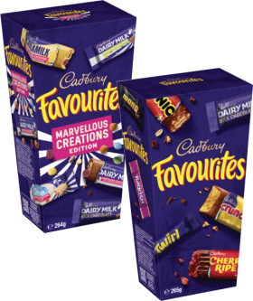 Cadbury-Favourites-264g-265g on sale