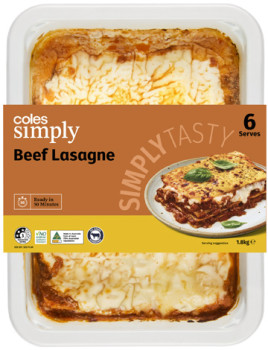 Coles+Simply+Beef+Lasagne+1.8kg