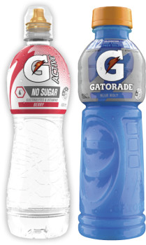 Gatorade+Sports+Drink+or+G+Active+Water+600mL