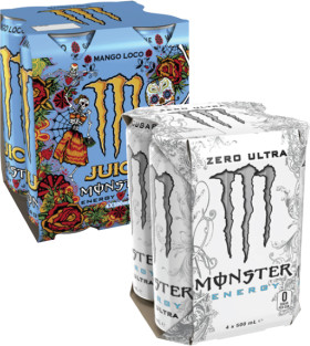 Monster+Energy+Drink+4x500mL