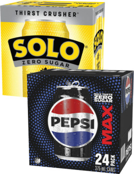Pepsi+Max+or+Solo+Zero+Sugar+Soft+Drink+24x375mL