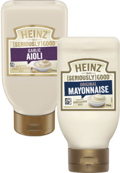 Heinz+Seriously+Good+Aioli+or+Mayonnaise+295mL