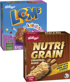 Kellogg%26%23039%3Bs+LCMs+or+Nutri+Grain+Bars+5+Pack+100g-110g