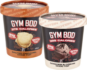 Gym+Bod+Choc+Top+Protein+Dessert+Tub+475mL