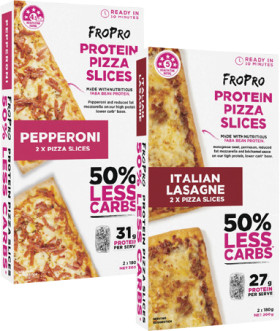 Fropro-Protein-Pizza-Slices-2-Pack-360g on sale
