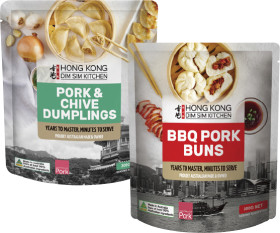 Hong+Kong+Dim+Sim+Kitchen+Pork+%26amp%3B+Chive+Dumplings+or+BBQ+Pork+Buns+300g