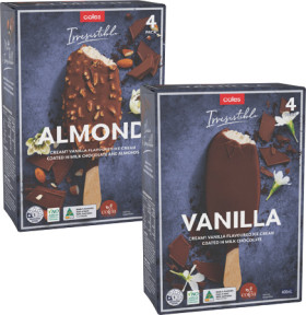 Coles+Irresistible+Ice+Cream+Sticks+4+Pack+400mL