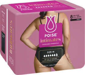Poise+Continence+Pants+Size+Medium+8+Pack