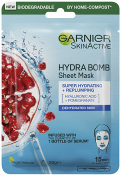 Garnier+Skin+Active+Hydra+Bomb+Pomegranate+Sheet+Mask+28g