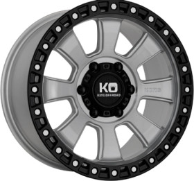 King-Wheels-Armor-18x9-Silver-Black on sale